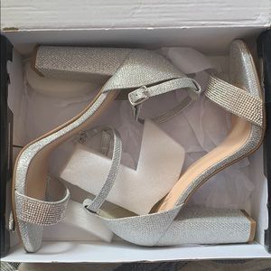 Silver High Heels